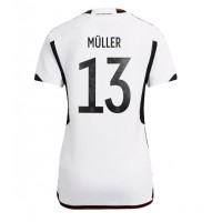 Fotballdrakt Dame Tyskland Thomas Muller #13 Hjemmedrakt VM 2022 Kortermet